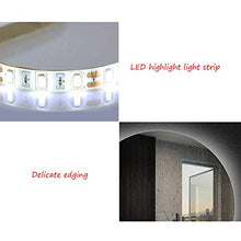 Specchio Specchio Illuminato a LED, Specchio da Bagno con Luce, retroilluminazione, Pulsante a sfioramento Hotel/Camera da Letto