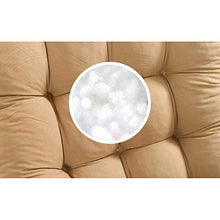 Dieluny, cuscini per sedia a dondolo, trapuntati, per divano, per interni, esterni, patio, salotti, sedie pieghevoli, colore caffè, 48 x 120 cm