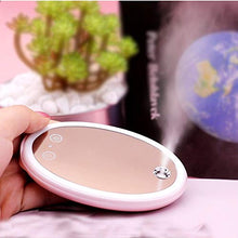 Kaper Go. Nuova Luce di Riempimento A LED Spray Freddo Nano Spray Umidificazione Ricarica Tesoro Specchio Touch Specchio Specchio Bellezza Specchio Ricarica USB Rosa