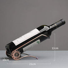 FQYYDD Portabottiglie in Metallo impilabile Portabottiglie per Vino Salva Staffa per Display.