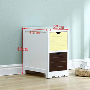 Armadio a cassetti Camera da letto Armadietto Arma Economia domestica legno solido ultra-restringere bagagli Gap Governo Mini Comodino a più strati di Bagno gabinetto laterale salva spazio Mobili da a
