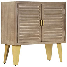 vidaXL Massello di Mango Credenza in Ghisa Vintage Armadietto Madia Consolle