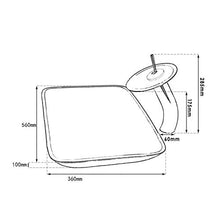 Lavandino temperato Semplice del Bacino di Arte di Colore Freddo Lavabo Rettangolare del Vaso del dispersore del Bagno Lavandini Bagno