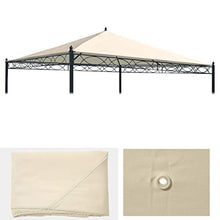 Mendler Telo di Ricambio Copertura Tetto per Gazebo Cadice Poliestere 3x3m Avorio
