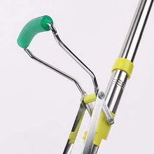 SSAYY Spray Mop Scopa Piatta per Uso Domestico/Design Ergonomico/Plus Rodmateriali Telescopici in Acciaio Inossidabile Grezzo/Metallo Filettato/Doppia Chiusura