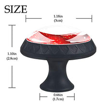 Fragola (2) 4 PCS Pomelli per Porta, Pomolo per Mobile, Pomelli per Mobili con Viti, Maniglia per Armadietto, Pomelli per Porta, Pomelli per Cassetti per Porta, Armadio, Cassetto e Credenza