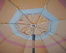 Ombrellone in Allumino Spiaggia Mare con Camino Anti-Vento Ultra Leggero PANAREA - ARANCIONE