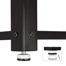 Meerveil Tavolino da Salotto, Comodino in Legno, Tavolo per Soggiorno in Stile Industriale per Camera da Letto, Tavolino Basso da Divano con 2 Piani, Marrone
