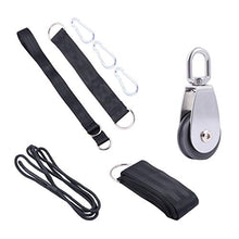 CLISPEED 1 Set Fitness LAT E Lift Pulley System Cavo Macchina Braccio Forza Allenamento Corda Home Attrezzi da Palestra per Tricipiti Pull Down Bicipiti Curl Indietro