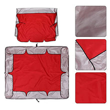 YARNOW Patio Altalena Copertura Set Swing All'aperto Baldacchino Coperchio Superiore Battente Impermeabile Copertura di Sede Cuscino di Ricambio per Giardino Yard Altalena 142X120CM