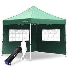 Sekey 3x3m Gazebo da Giardino, Tenda da Giardino Richiudibile Impermeabile, Pieghevole Gazebo per Festa/Matrimonio/Barbecue con Pareti Laterali, Verde