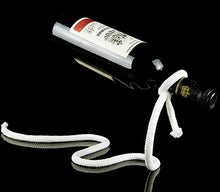 Porta bottiglie magico a corda lasso mantiene la bottiglia di vino in sospensione portabottiglie