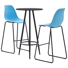 Extaum Set 3 pz da Bar, Set Tavolino Bar, Set di Mobili per Cucina, Set Bar per la Casa, Set di Mobili da Balcone,Set Tavolo e 2 Sedie da Bar Alti