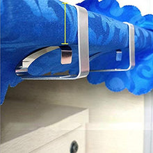 GAKIN - Set di 8 morsetti per tovaglia in acciaio INOX ispessiti, colore: Argento
