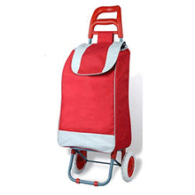 Carrello per la Spesa Pieghevole Carrello Trolley Portatile Pieghevole Rimovibile (Colore : A)