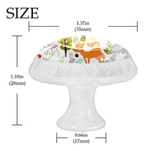 Tier des Waldes 4 PCS Pomelli per Porta, Pomolo per Mobile, Pomelli per Mobili con Viti, Maniglia per Armadietto, Pomelli per Porta, Pomelli per Cassetti per Porta, Armadio, Cassetto e Credenza