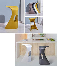 Sgabello da bar Bar Stool Chair poggiapiedi PP ergonomia del sedile è possibile pranzare e sedie for la colazione Cucina |Pub |CAFFETTERIA Sgabelli Max.Carico 150 kg Altezza seduta: 70cm (colore: ross