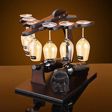 LHQ-HQ Wine Rack, Vino Wine Rack Rack Forma ad Aeroplano di Legno Bottiglia di Legno Solido Rack Fashion Kitchen Bar Stand di Presentazione 2 Bottiglie di rastrelliere