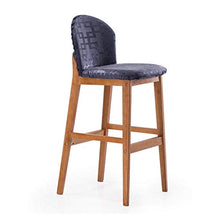 LWW Sgabelli, bar Sgabelli Set Ritorno Resto moderna Minimalista Bar Sgabello Alto Restaurant,Blu,A
