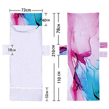 Blu Dorato Rosa Striscia Marmo Stampato In Microfibra Sdraio Copertura Con Tasche Spiaggia Asciugamano Vacanza Giardino Piscina Asciugamano per Sedia Pigro, Asciugatura Rapida (Multicolore 4)