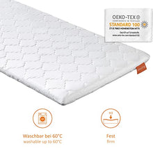 sleepling 194359 Topper coprimaterasso, Schiuma Comfort, 100 x 200 x 6 cm, Bianco