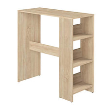 Temahome Tavolo da Bar Gavarnie, Particle Board, Beige (Oak), 94 x 40 x 101 cm