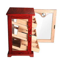 Humidor Cabinet - Vetrina Humidor Con Umidificatore E Igrometro - Humidor Capacità 100 Sigari