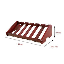 ASDFY Scaffale per Vino Rosso Classico in Legno massello Portabottiglie Indipendente da 6 Bottiglie Portabottiglie da Cucina Bancone da Bar Espositore per Vino