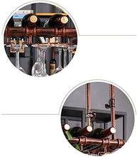 COLiJOL Portabottiglie per Vino da Soffitto Portabottiglie da Vino Altezza Regolabile Portabottiglie da Vino Sospeso in Metallo Portabottiglie per Bicchieri da Vino in Ferro Metallico Porta Calici pe