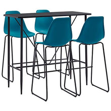 Set da Bar 5 pz in Plastica Turchese