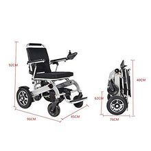 FTFTO Accessori per la casa Sedia a rotelle Multifunzionale Pieghevole Sedia a rotelle elettrica Intelligente Portatile Rotazione del 360% Adatto per: Anziani/disabili (200 W * 2)