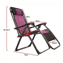 JFFFFWI Sedia Pieghevole Zero Gravity Chaise Longue Letto Pieghevole, Reclinabile per Patio Esterno da Giardino Regolabile, Sedia Relax Portatile in Metallo, Supporto per Telaio in Acciaio inossidab