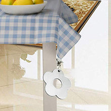 Tovaglia Pesi in acciaio inox Clip Esterni Giardino Ideale Casa 8 Pezzi Fiore