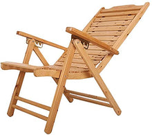 CDFC Accogliente Sedia a Sdraio Beach Yard Piscina Piegatura Pieghevole Reclinabile Regolabile Chaise Chaise Sdraio in Legno Sedia Indoor o all'aperto Sedia Relax