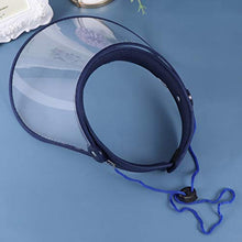 Garneck 2 Pezzi di Protezione per Lo Schermo per Il Viso a Protezione Totale Contro Gli Schizzi del Cappello Protettivo Antigoccia Antispruzzo per Donna Uomo (Blu Navy)