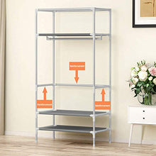 JHDDP3. Semplice Armadio Multifunzione Multifunzione Armadio in Tessuto Singolo con 2 cassetti di stoccaggio e Elevato Design del Piede for dormitorio Camera da Letto (170 * 45 * 90 cm) (Color : B)