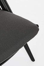 Poltrona Lounge con Cuscino Aloha New Nero Bizzotto cod.0660407