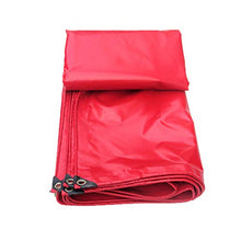 WEIJINGRIHUA PVC Rivestimento Tarpaulin Tarp Tarpe Strato di Terra Covers Tenda Tenda Impermeabile Piove Pieve Protezione Solare Sole Protezione Trasparente, Rosso, Multi Taglie, 450g / m²