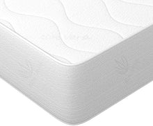 Materasso per divano letto 140x190 cm altezza 14 cm, in WaterFoam, tessuto AloeVera, indeformabile, anallergico ed antiacaro, rigidità media. Modello: Plus H14
