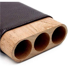 XZJJZ Leather Cigar Box di stoccaggio Sealed Design Cigar Humidor - Cigar Humidor da Viaggio in Pelle Portatile Fumare Ware idratante Tubo