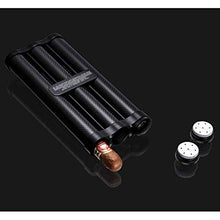 XZJJZ Singolo Cigar Humidor - Portable Sigaro idratante Tubo di Viaggio Cigar Set in Fibra di Carbonio Materiale Cigar Box