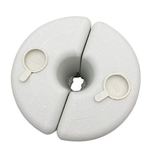 Base per ombrellone da 24,4 cm, supporto per ombrellone per esterni, resistente base rotonda anticata, porta ombrelli per giardino, portico