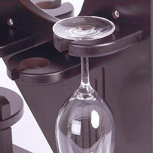 Feifei Portabottiglie Vino Set di Bicchieri da Vino in Legno per Vino - Confezione da 1 Bottiglia di Vino Rosso e 6 Bicchieri da Vino