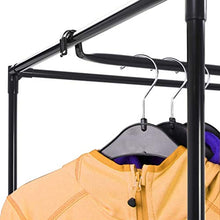 Festnight 2 pz Armadio Vestiti Tssuto Grigio,Armadio Appendiabiti,Appendiabiti da Terra 75x50x160 cm