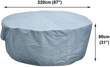 N / A Giardino Copertura di mobili, Impermeabile Strato Anti-UV di Giardino, Antivento Copertura di mobili Panno 420D Oxford Heavy Duty Rattan, utilizzato per la prevenzione di tavoli e sedie d.