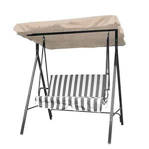 ZXD Dondolo Coperti da Giardino Sostituzione Canopy, Anti UV Giardino 3 Posti, Tenda Awing Chair Canopy for Outdoor Patio Swing Canopy