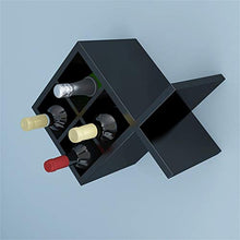 WAN Portabottiglie per Vino da Parete | Supporto per mensola Supporto per Vino Supporto Orizzontale Scaffale per Bottiglie Scaffale per Bottiglie Scaffale per scaffali per ristoranti, Bar, casa