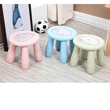 hkwshop Sgabelli Sgabello in plastica per Bambini Panchetta per Bambini Home Cambia Scarpe Sgabello Bagno Antiscivolo Sedia per Adulti Sgabello da tavolino Sgabello (Color : Pink)