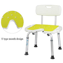 AYHa Sgabello da bagno Sgabello da bagno leggero Sgabello per scarpe Sgabello da doccia antiscivolo Sedia da doccia regolabile,con schienale