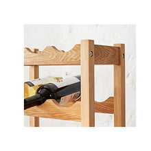 UNU_YAN Moderna semplicità Wine Rack Pieghevole in Legno Wine Rack Holder Esporre Tabella Free Standing Rustica di Legno Rack controsoffitto Decor Free Standing Wine Rack
